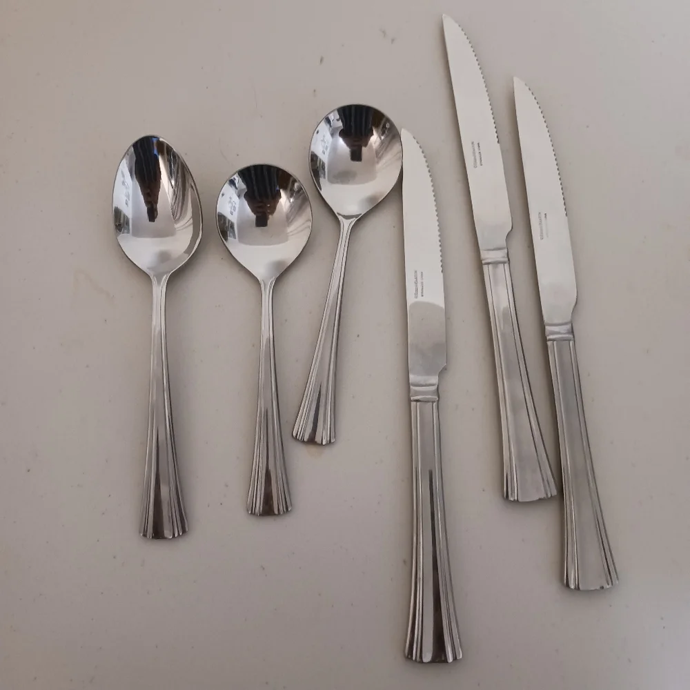 Reed & Barton Flatware BROOKSHIRE Stainless  Silverware Spoons Knive Replacement